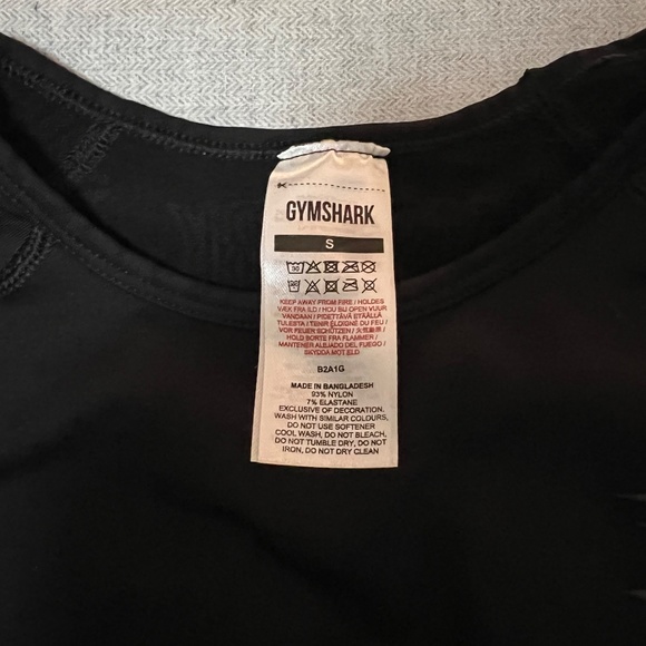 Gym Shark long sleeve shirt | Black | - Picture 6 of 6